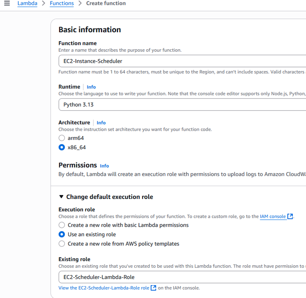AWS EC2 Auto stop